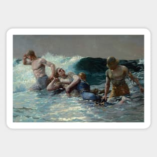 Undertow by Winslow Homer Magnet